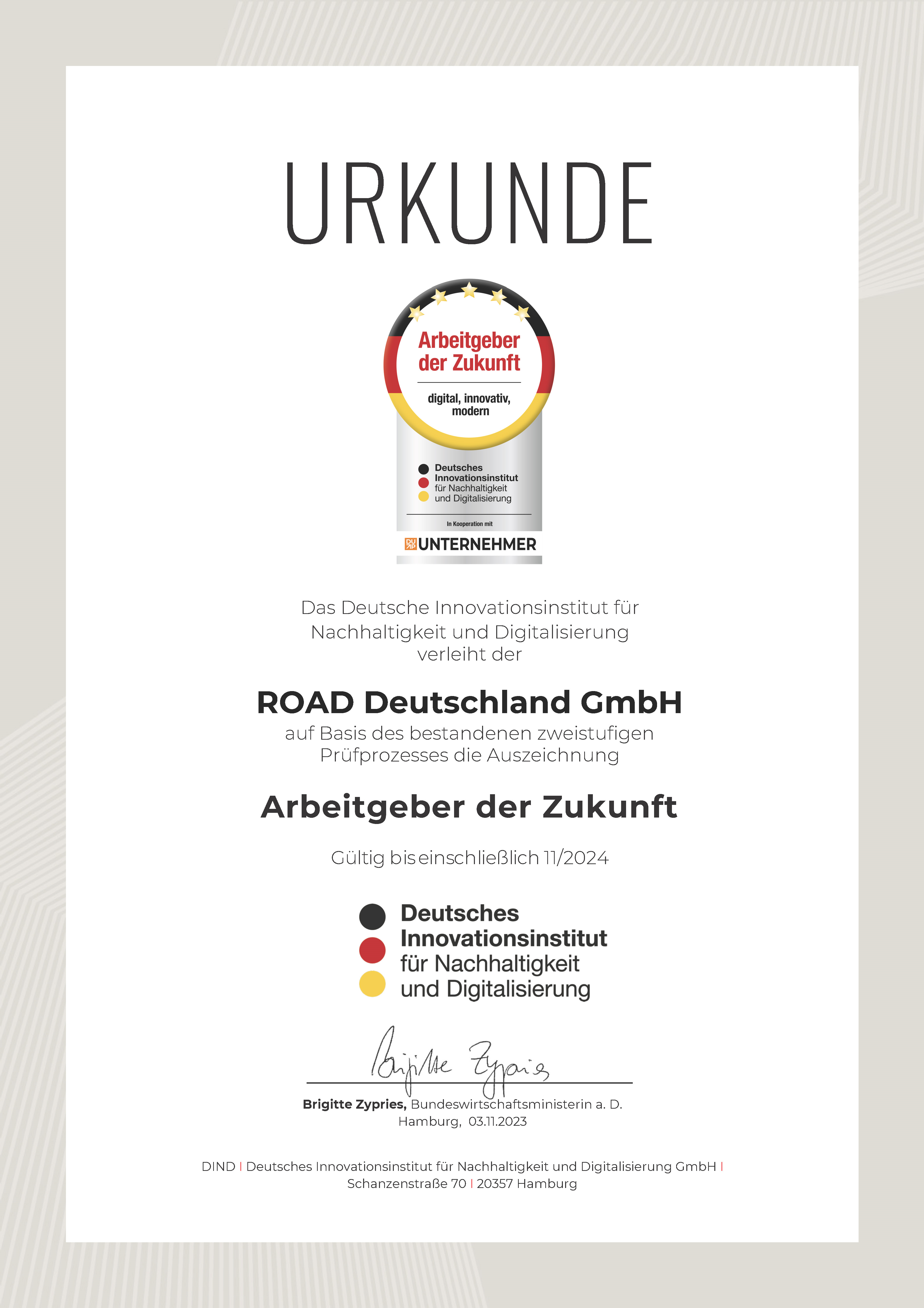 Arbeitgeber der Zukunft 2023/2024